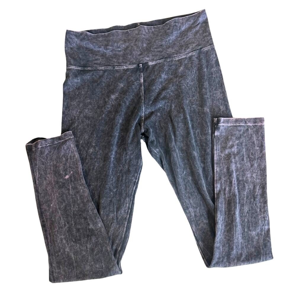 T Party Mineral Wash Leggings Large | Y2K Grunge Whimsygoth Festival Alt